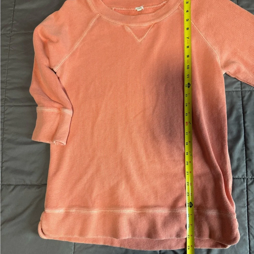 J. Crew Women's Coral Crew Neck Sweater